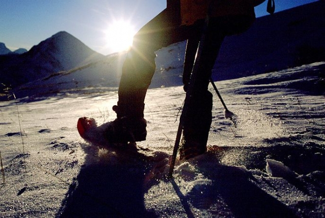  Snowshoes in the Dolomites 